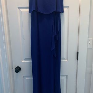 Blue BCBG strapless dress- great for a wedding!